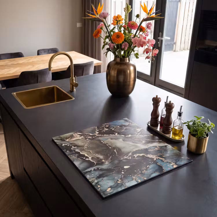 Inductie beschermer - Geologisch Marmeren Wonder — 2