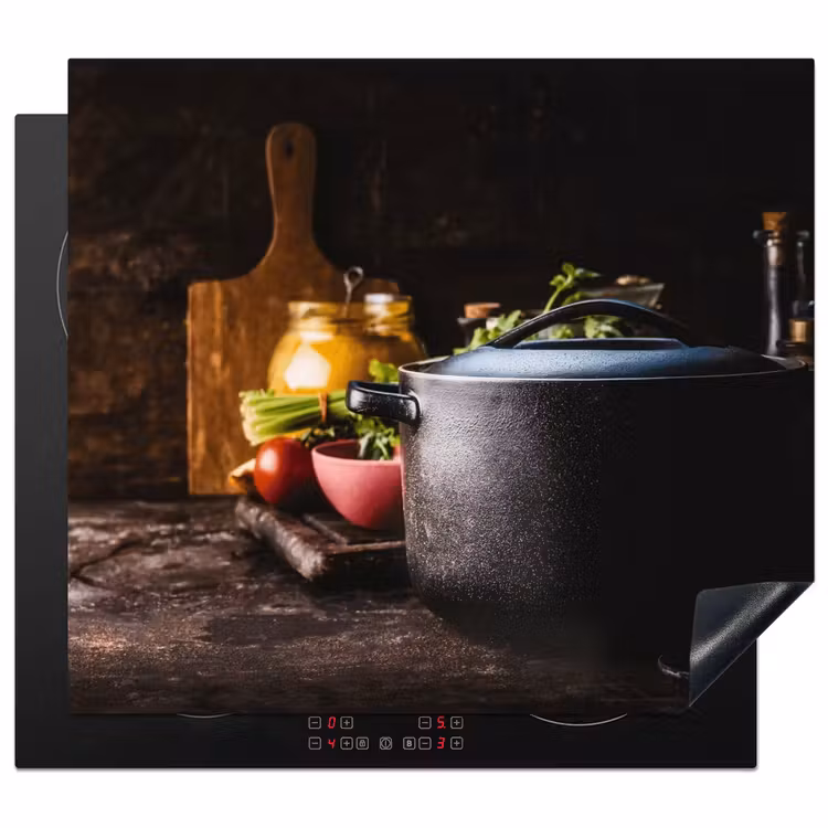 Inductie beschermer - Culinaire Voorbereidingen bij Schemerlicht — 1