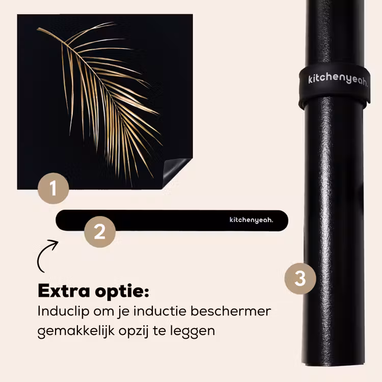 Inductie beschermer - Gouden palmblad — 8