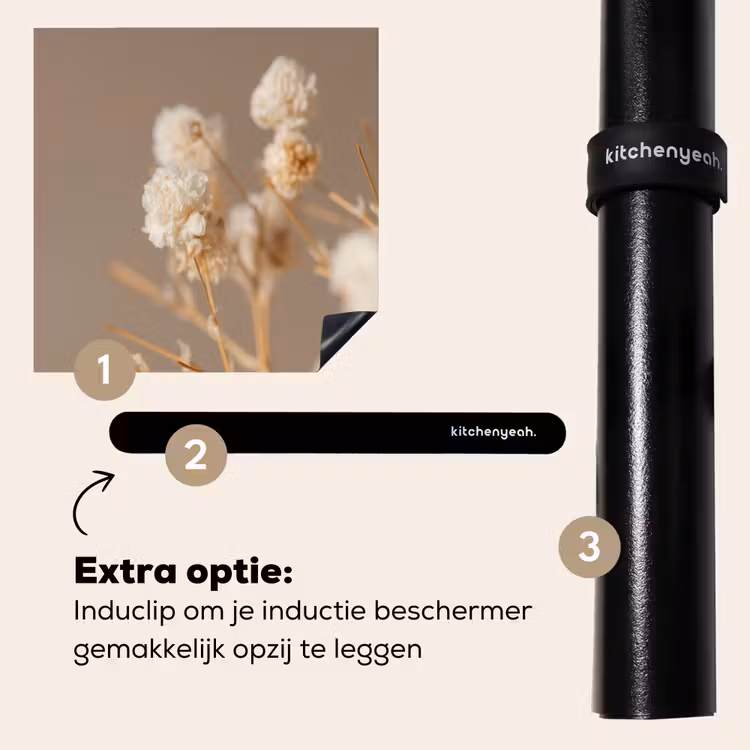Inductie beschermer - Subtiele Schoonheid in Bloei — 8