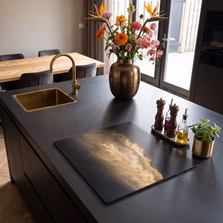 Inductie beschermer - Gouden Zandstorm — 2
