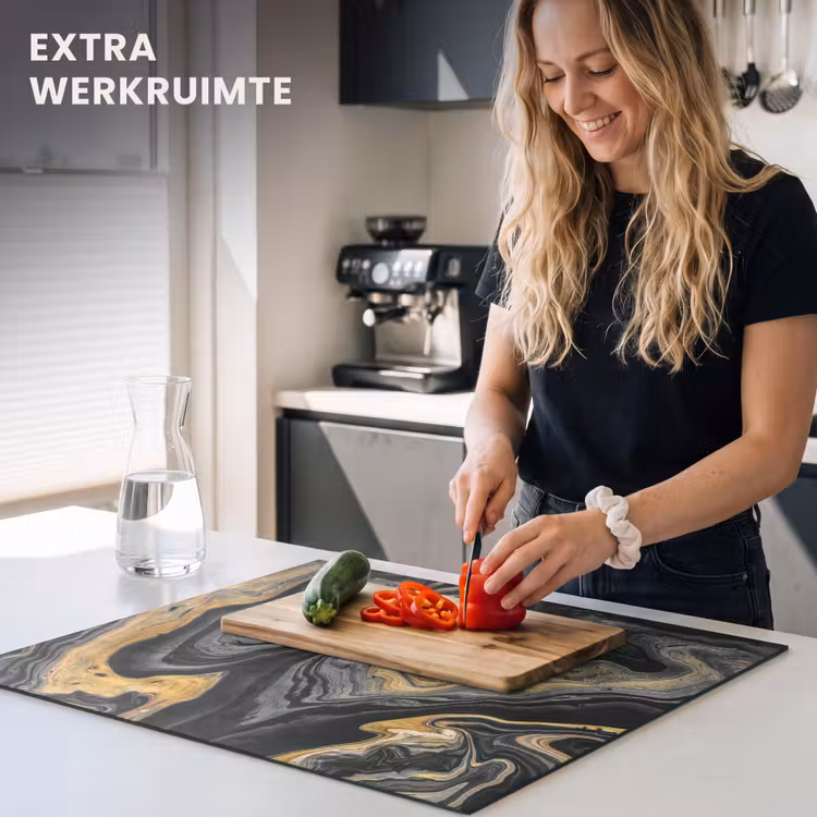 Inductie beschermer - Versmelting van Zwart en Goud — 5