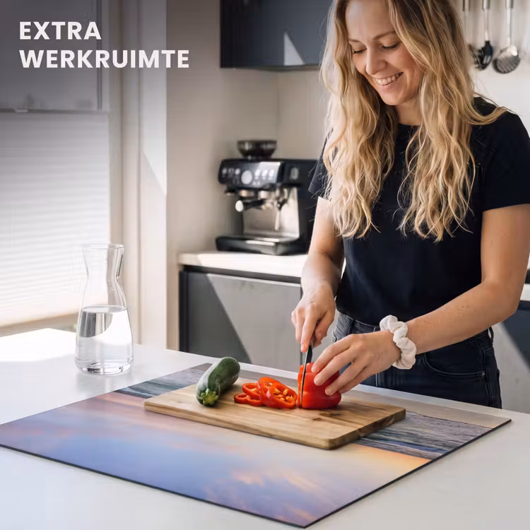 Inductie beschermer - Pastelkleurige Zee bij Avondlicht — 5
