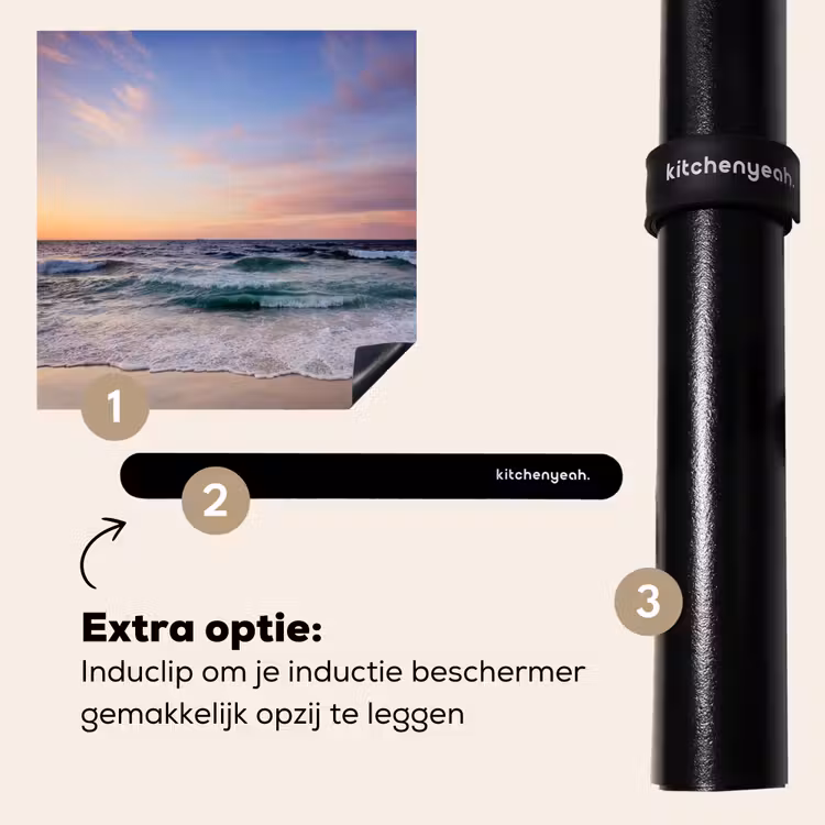 Inductie beschermer - Pastelkleurige Zee bij Avondlicht — 8