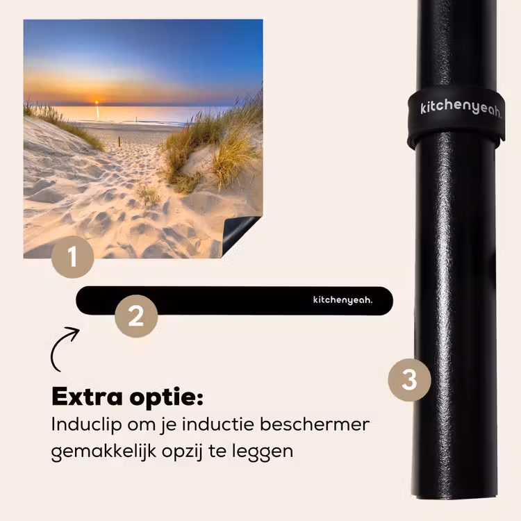Inductie beschermer - Zachte Zonsopkomst over Duinlandschap — 8