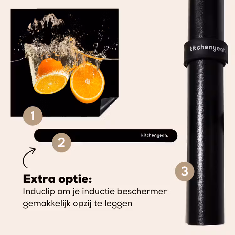 Inductie beschermer - Sinaasappel Splash Symfonie — 8