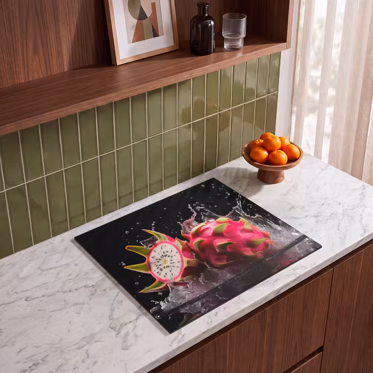 Inductie beschermer - Drakenfruit - Zwart - Water - Vrucht - Fruit — 4