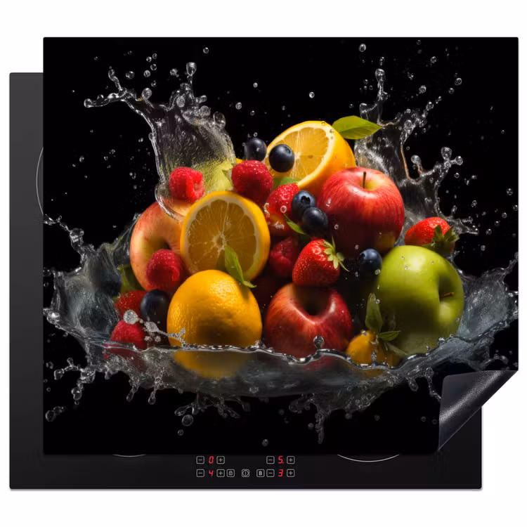 Inductie beschermer - Fruit - Appel - Sinaasappel - Rode vruchten - Water — 1