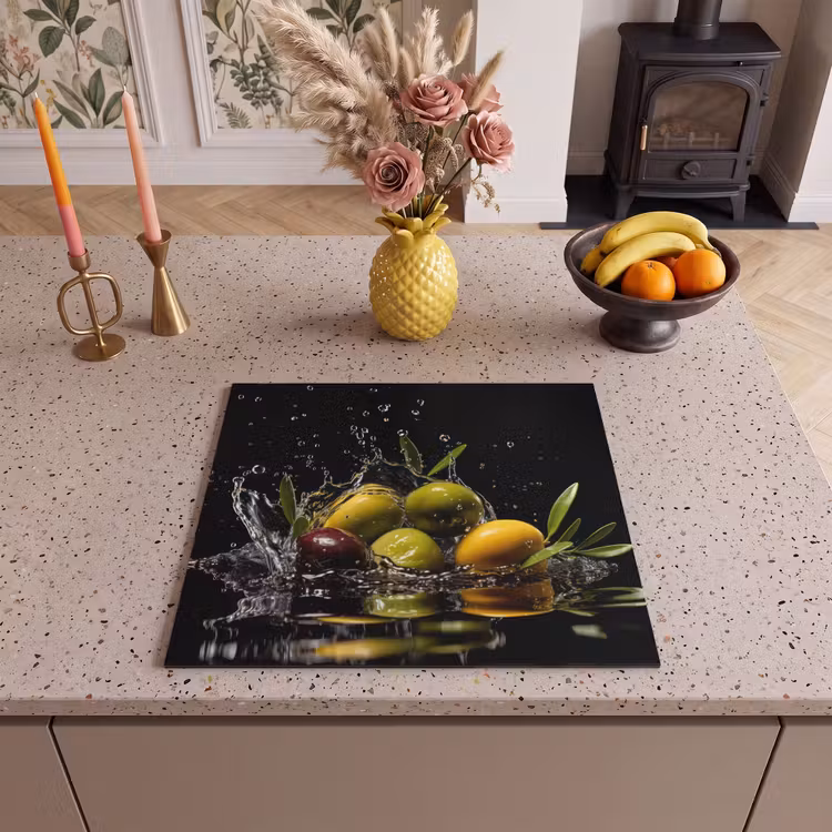 Inductie beschermer - Olijven - Groen - Water - Zwart — 3