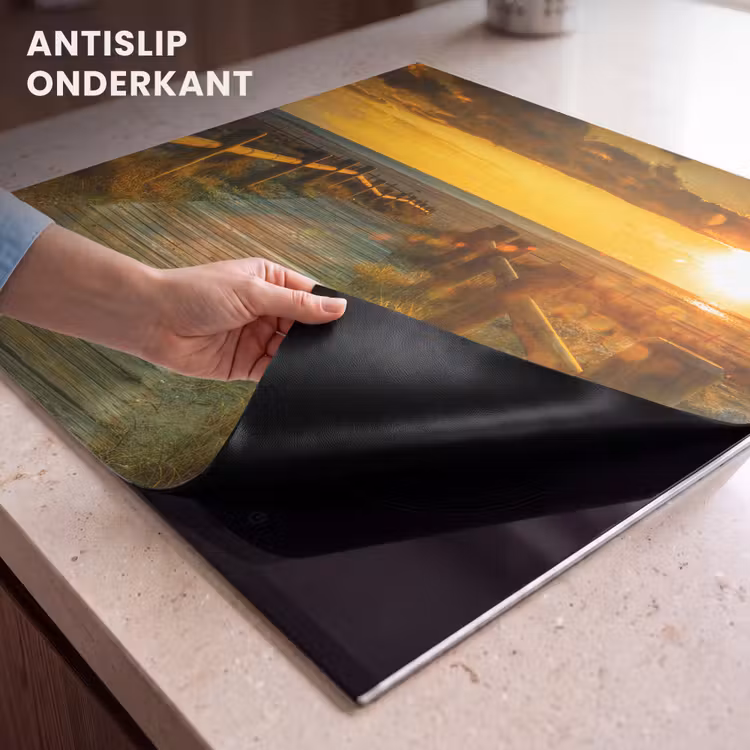 Inductie beschermer - Houten Pad naar de Zonsondergang — 6
