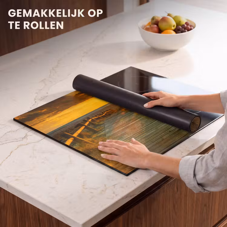 Inductie beschermer - Houten Pad naar de Zonsondergang — 7