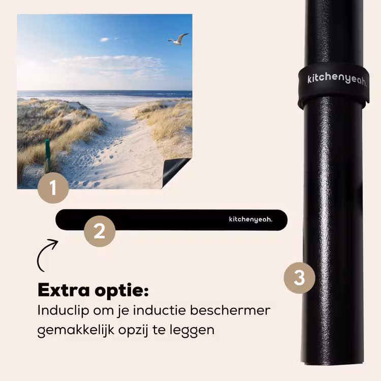 Inductie beschermer - Kustlijn in de Ochtendstilte — 8