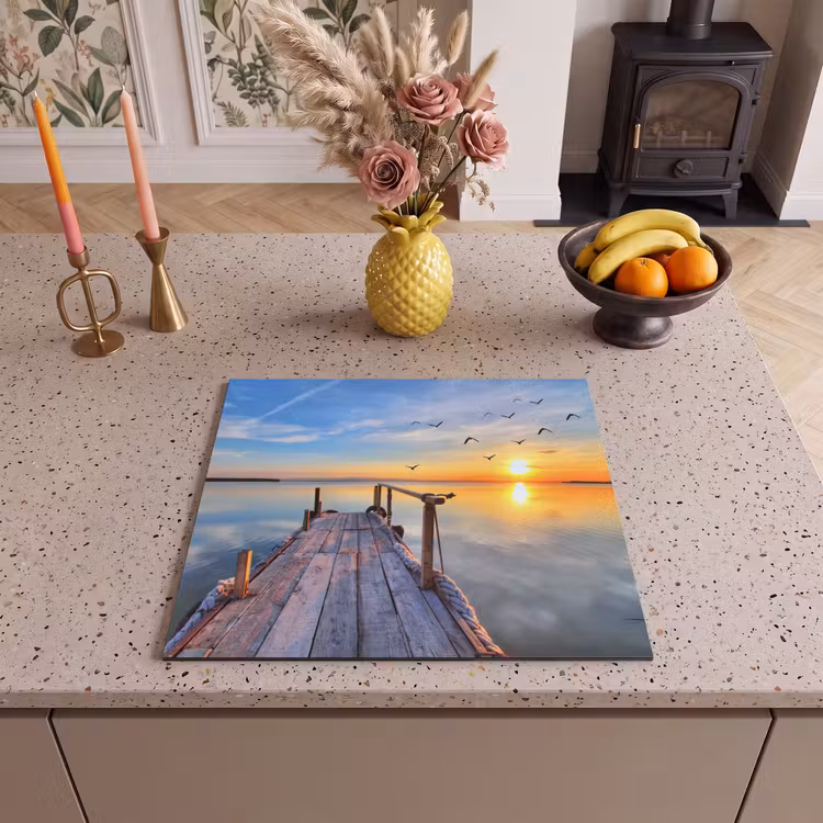 Inductie beschermer - Ochtendvlucht boven het Meer — 3