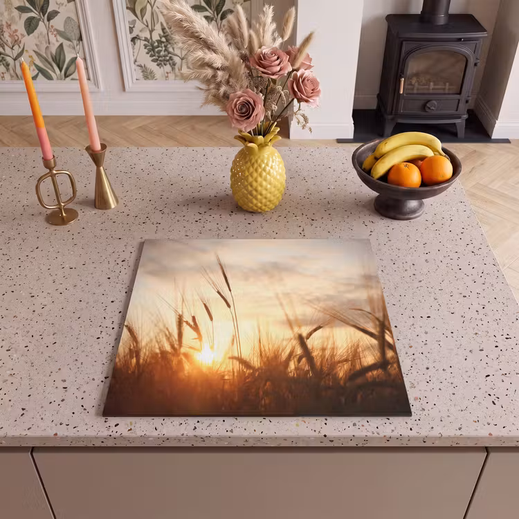 Inductie beschermer - Zonsondergang door het Koren — 3