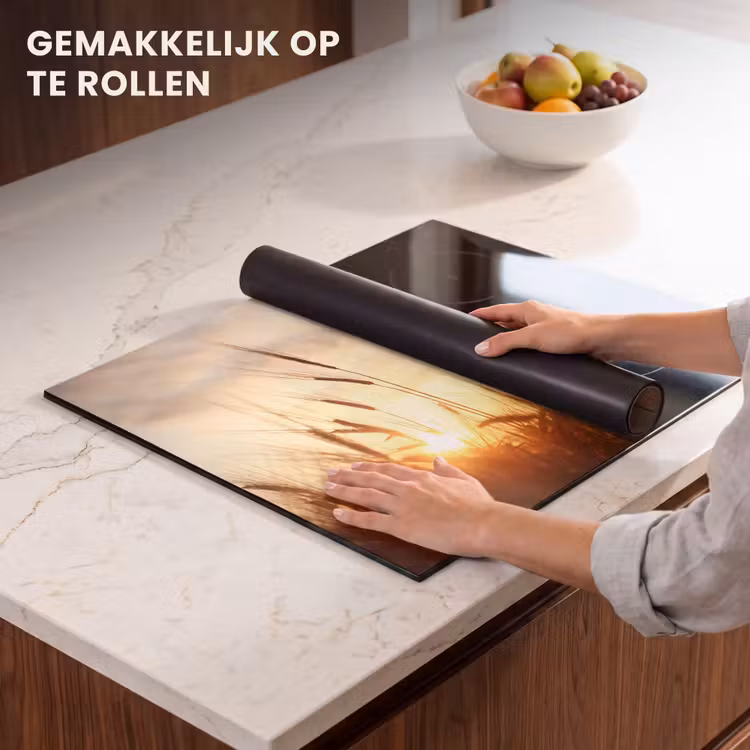 Inductie beschermer - Zonsondergang door het Koren — 7