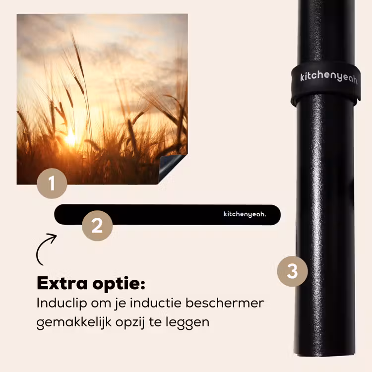 Inductie beschermer - Zonsondergang door het Koren — 8