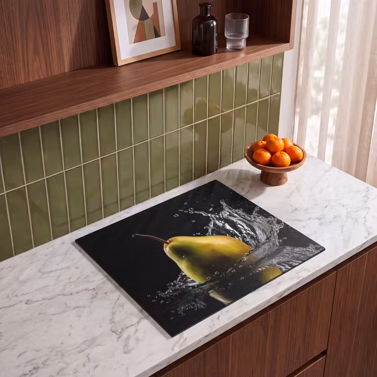Inductie beschermer - Peer - Fruit - Water - Zwart — 4