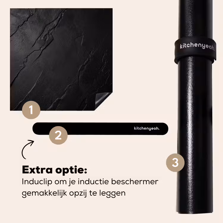 Inductie beschermer - Zwart - Steen - Beton — 8