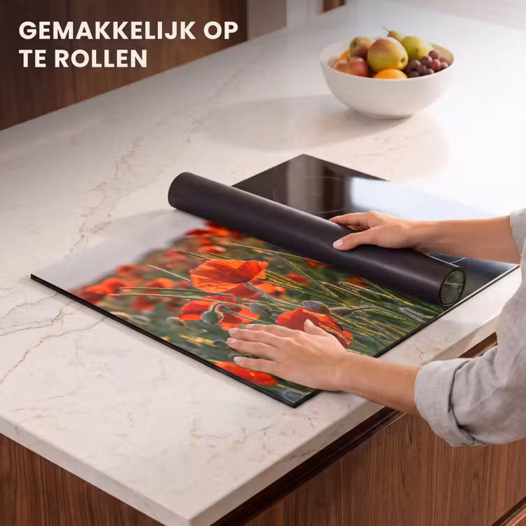 Inductie beschermer - Klaprozen bij Zonsondergang — 7