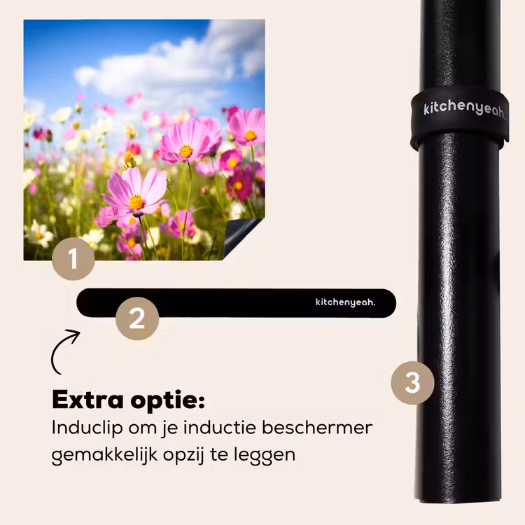 Inductie beschermer - Zomerse Cosmea — 8
