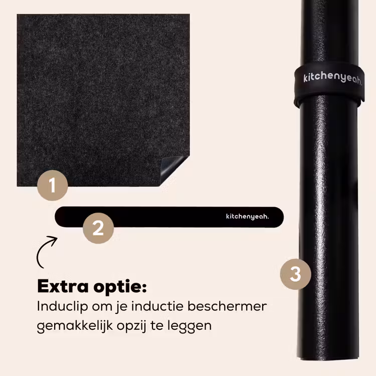 Inductie beschermer - Textuur van Nachtelijk Graniet — 8