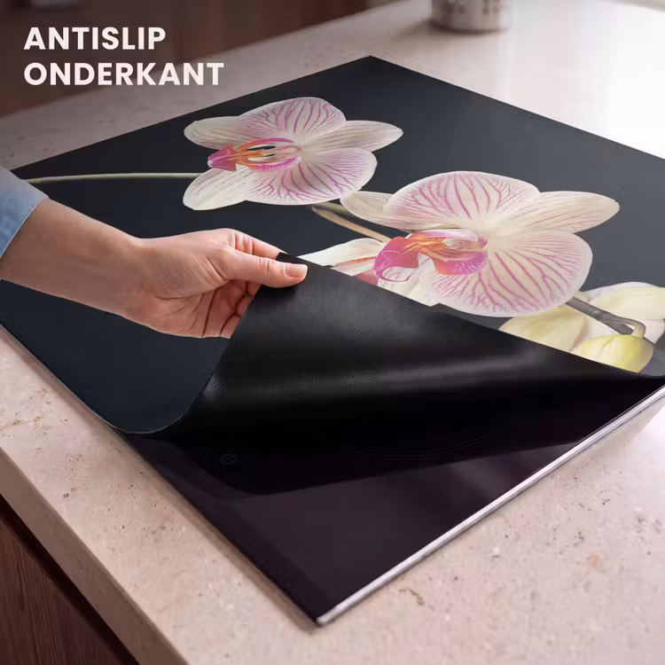 Inductie beschermer - Getekende Schoonheid van Orchideeën — 6