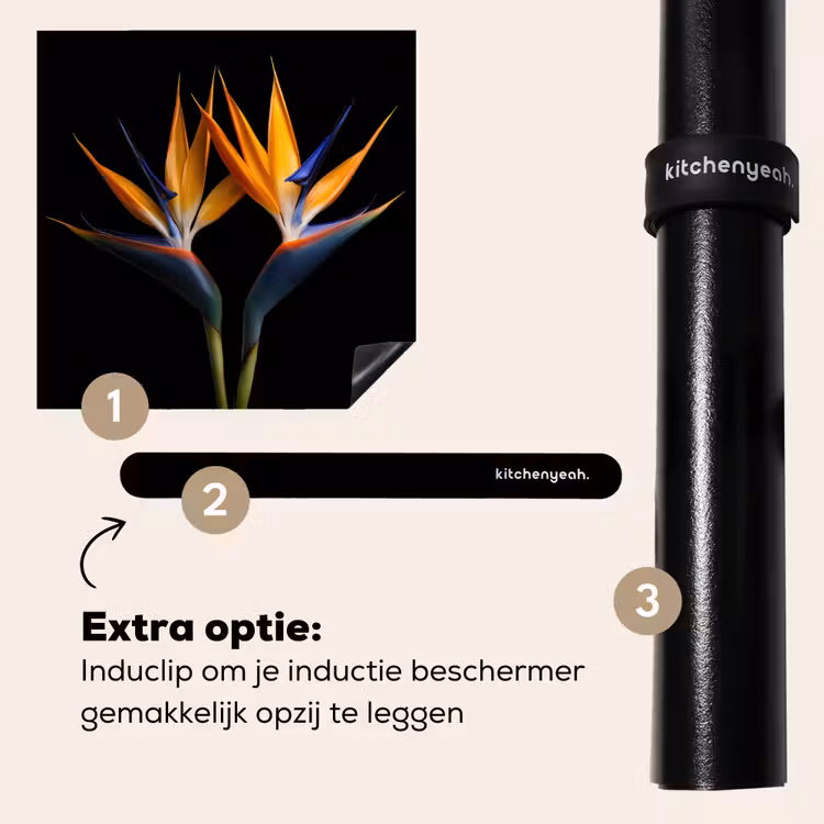 Inductie beschermer - Paradijsvogelbloem Symmetrie — 8
