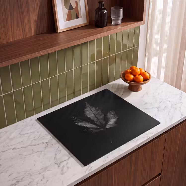 Inductie beschermer - Zwart - Blad — 4