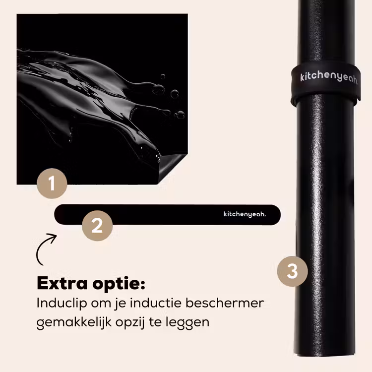 Inductie beschermer - Zwart - Splash - Water — 8