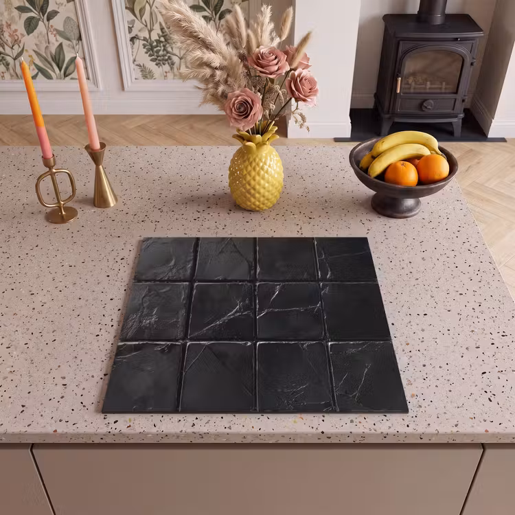 Inductie beschermer - Zwart - Tegels - Steen — 3