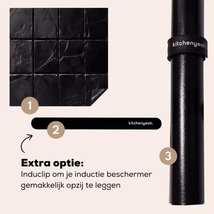 Inductie beschermer - Zwart - Tegels - Steen — 8