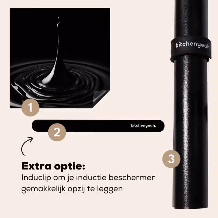 Inductie beschermer - Zwart - Water - Druppel — 8