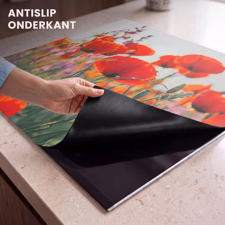 Inductie beschermer - Klaprozen bij de Ochtendgloren — 6