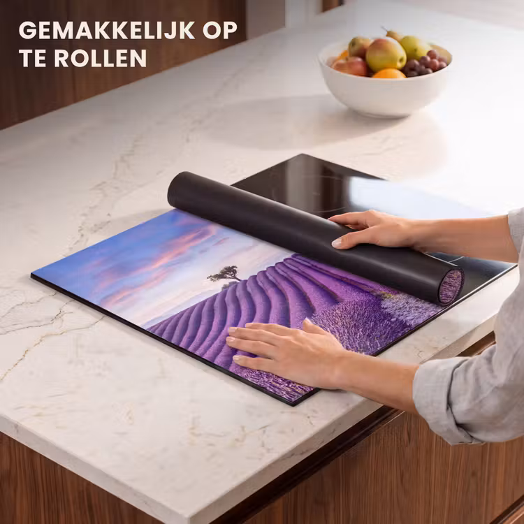Inductie beschermer - Lavendellijnenspel bij Schemerlicht — 7