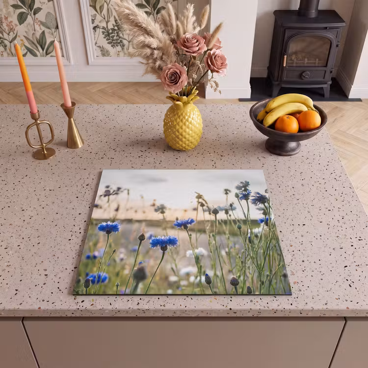 Inductie beschermer - Veld van Rust bij Zonsondergang — 3