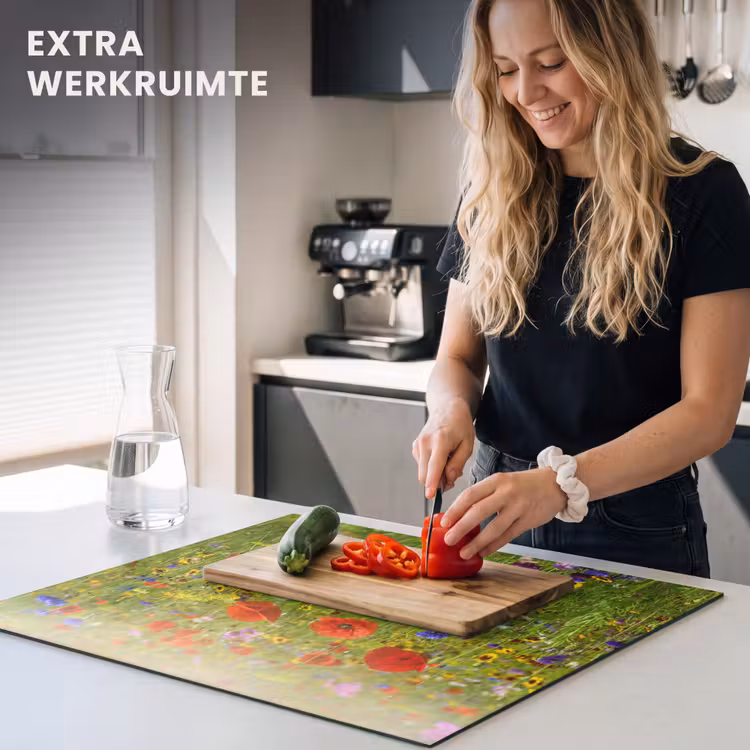 Inductie beschermer - Wildbloemenweelde in de Zomer — 5
