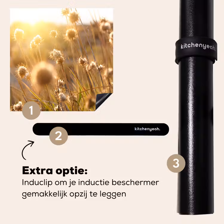 Inductie beschermer - Zonovergoten Veldbloemen — 8