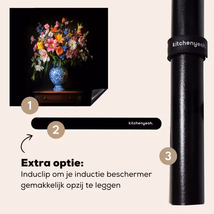 Inductie beschermer - Kleur - Vaas - Bloemen - Boeket — 8