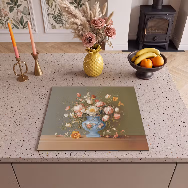 Inductie beschermer - Neutral - Bloemen - Boeket - Vaas — 3