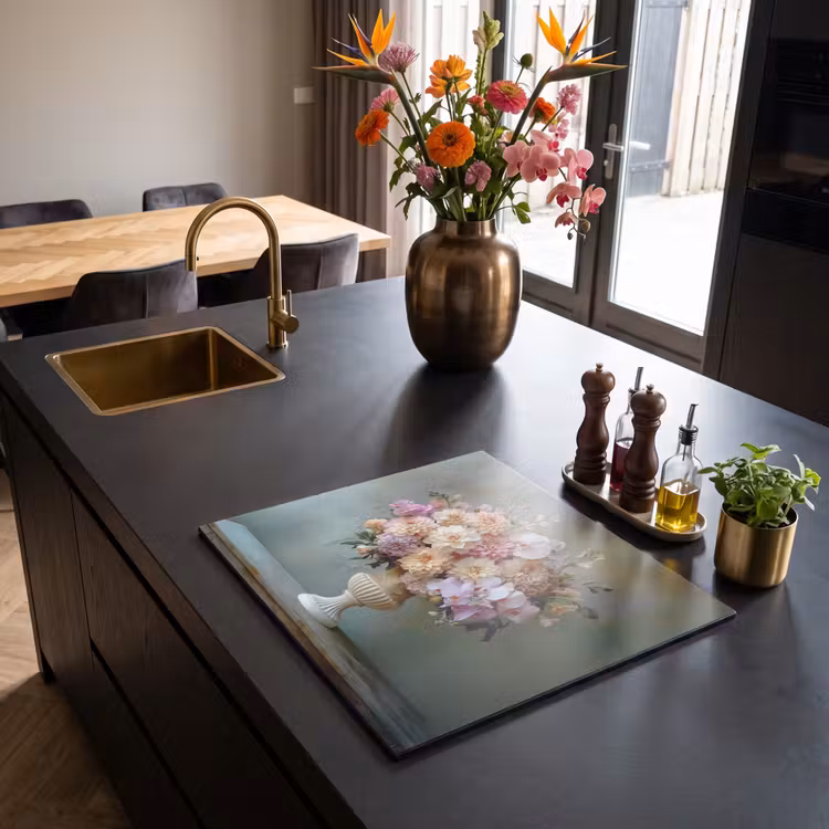 Inductie beschermer - Orchidee - Boeket - Vaas - Bloemen — 2