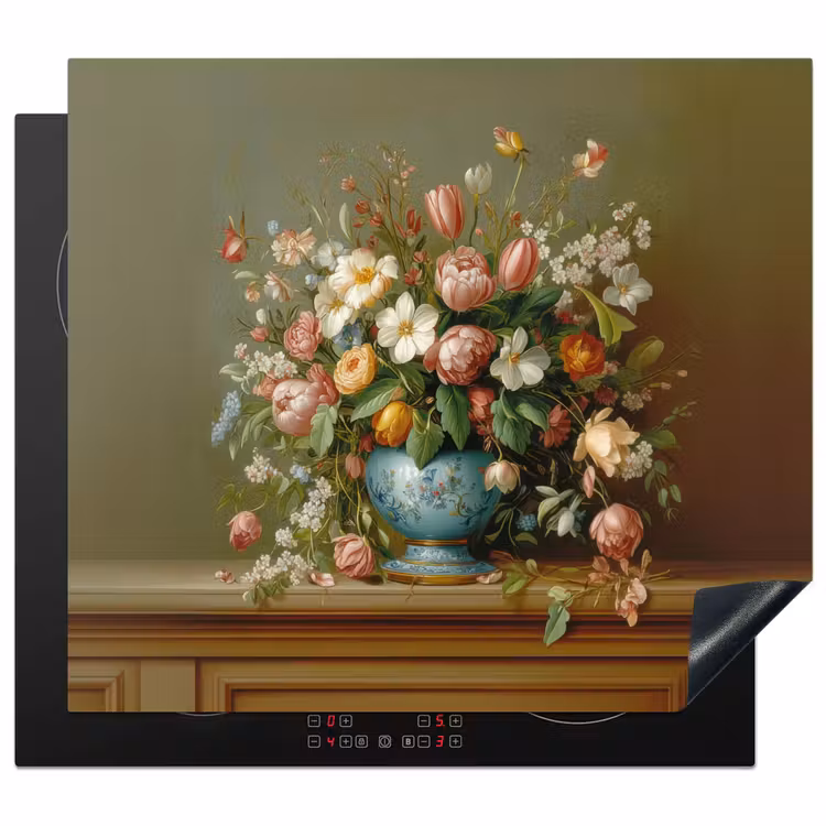 Inductie beschermer - Vaas - Pastel - Kleuren - Bloemen — 1