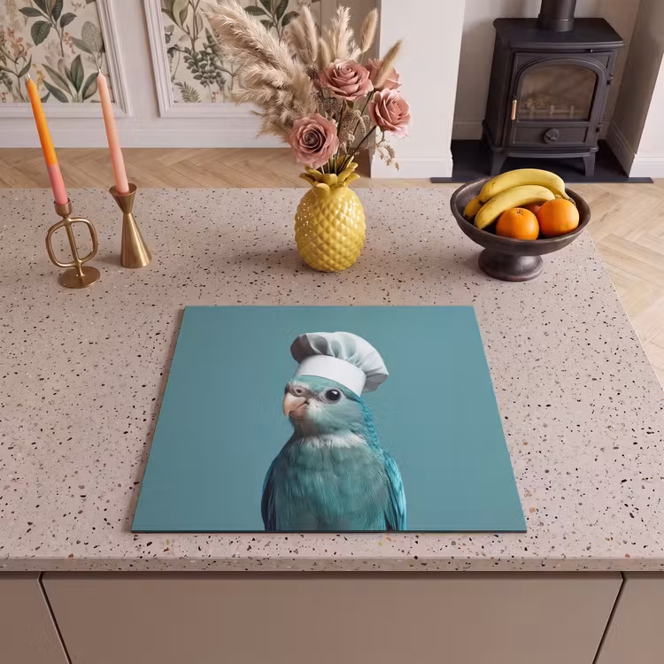 Inductie beschermer - Parkiet - Vogel - Koksmuts - Cute — 3