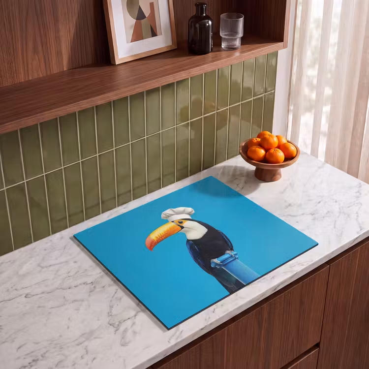 Inductie beschermer - Tucan - Sokkel - Vogel - Koksmuts — 4