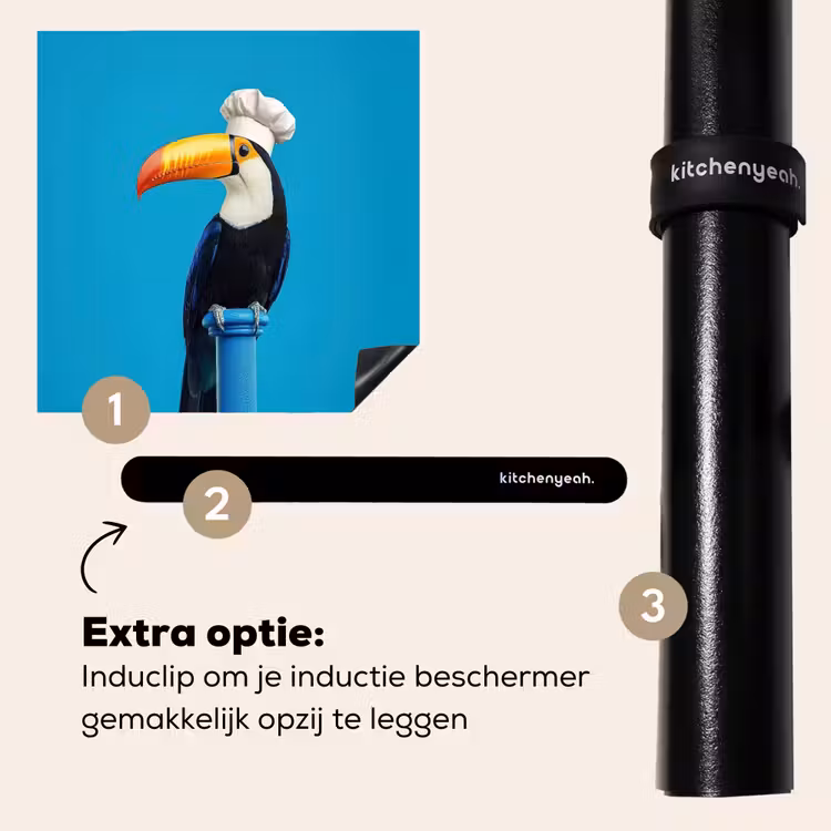 Inductie beschermer - Tucan - Sokkel - Vogel - Koksmuts — 8