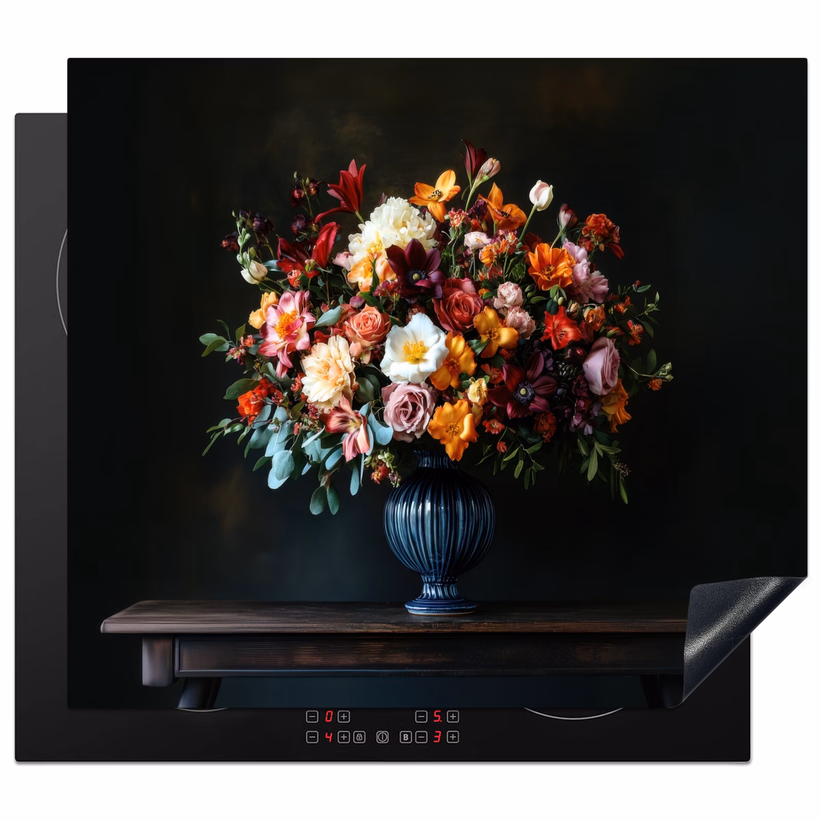 Inductie beschermer - Groot - Bloemen - Vaas - Boeket — 1