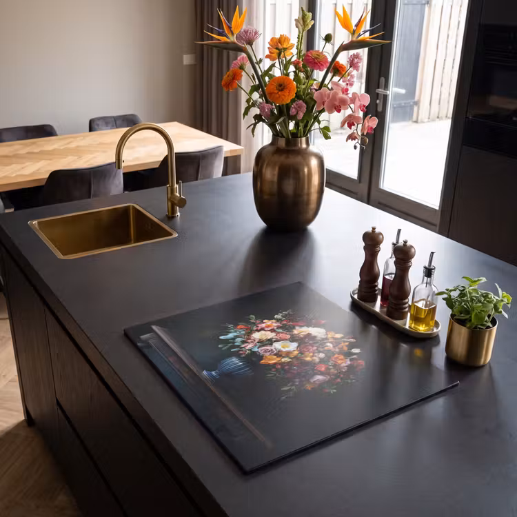 Inductie beschermer - Groot - Bloemen - Vaas - Boeket — 2