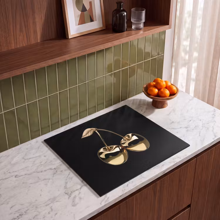 Inductie beschermer - Kersen - Zwart - Goud - Chrome — 4