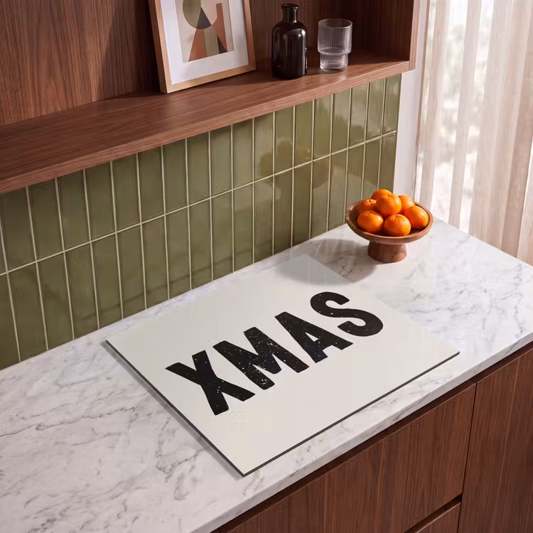 Inductie beschermer - Kerst - Beige - Quotes - Xmas - Feestdagen — 4