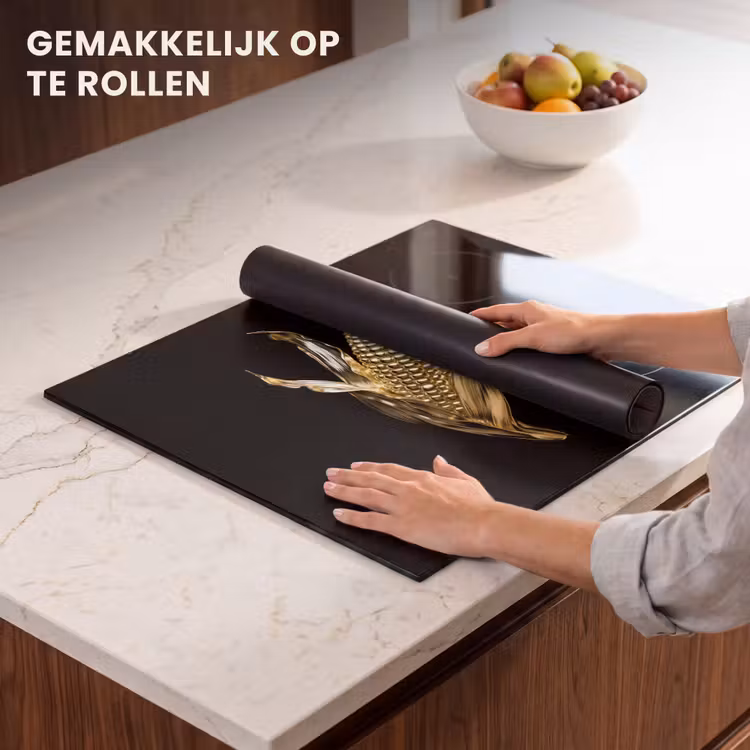 Inductie beschermer - Mais - Eten - Goud - Zwart — 7