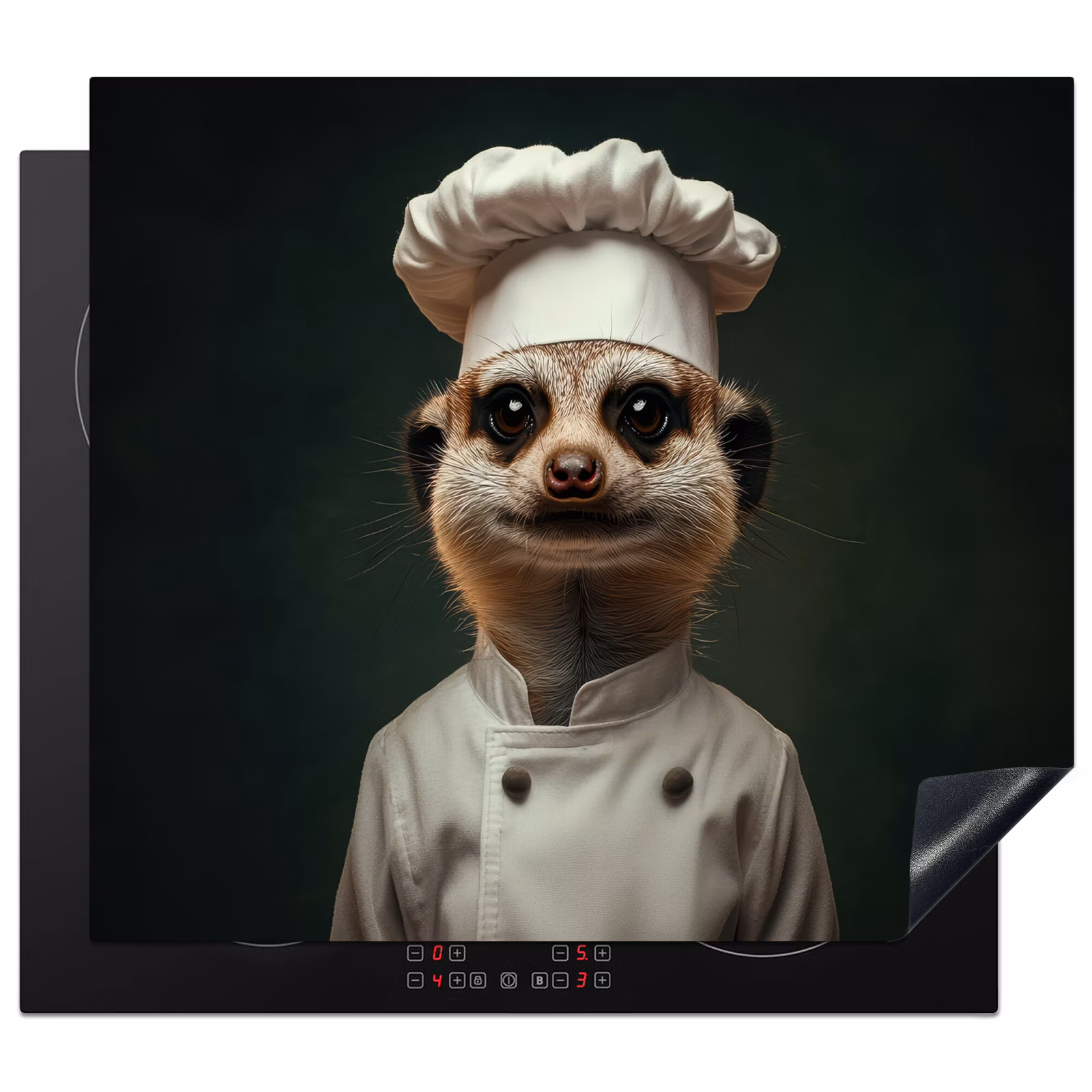 Inductie beschermer - Dier - Kok - Stokstaartje — 1